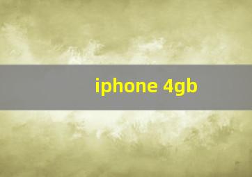 iphone 4gb